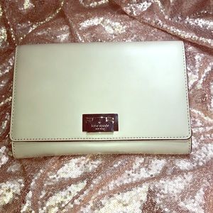 Kate ♠️ Spade Cream Clutch Crossbody